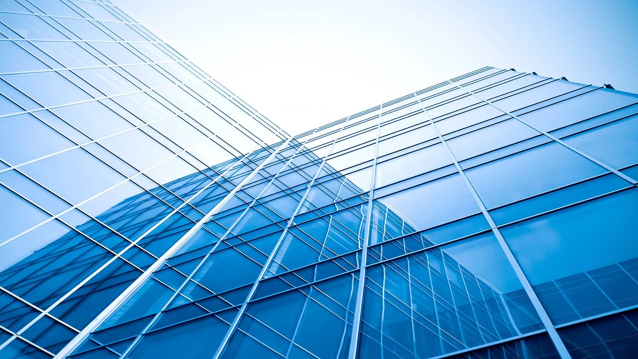 perspective shot of buildings